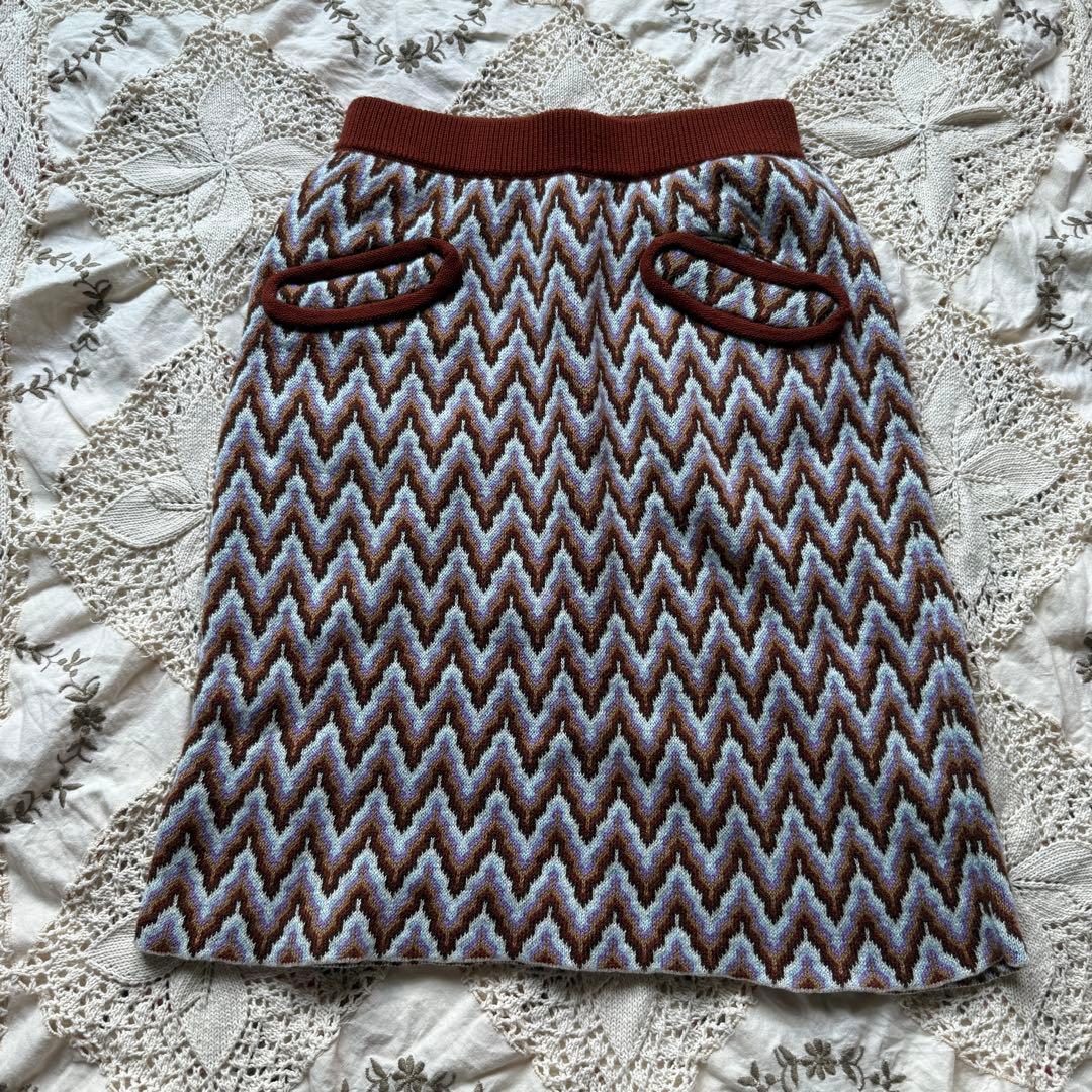 misha&puff Jacquard Cale トップスとスカートのセット