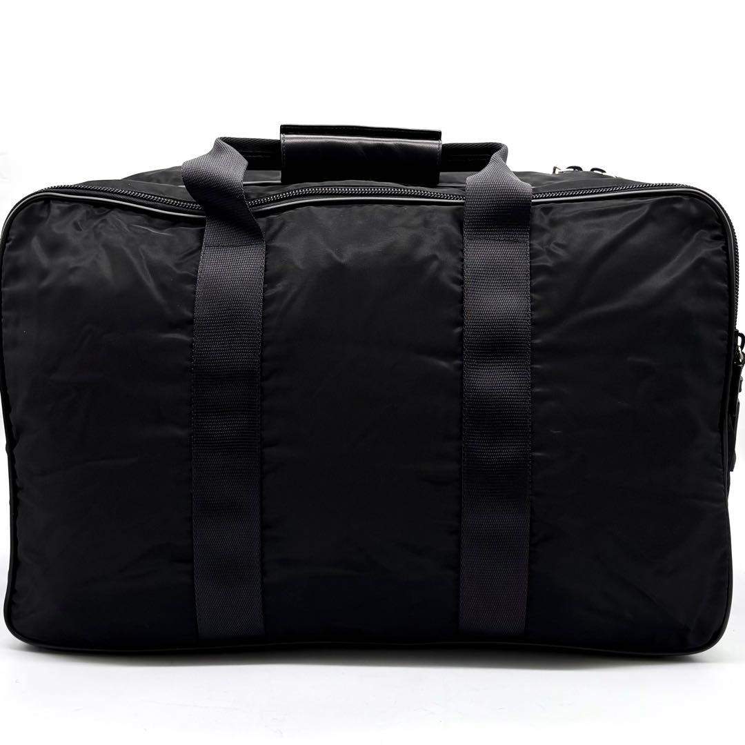 【専用】プラダ 2way ボストンバッグ ナイロン サフィアーノ 三角ロゴ 黒