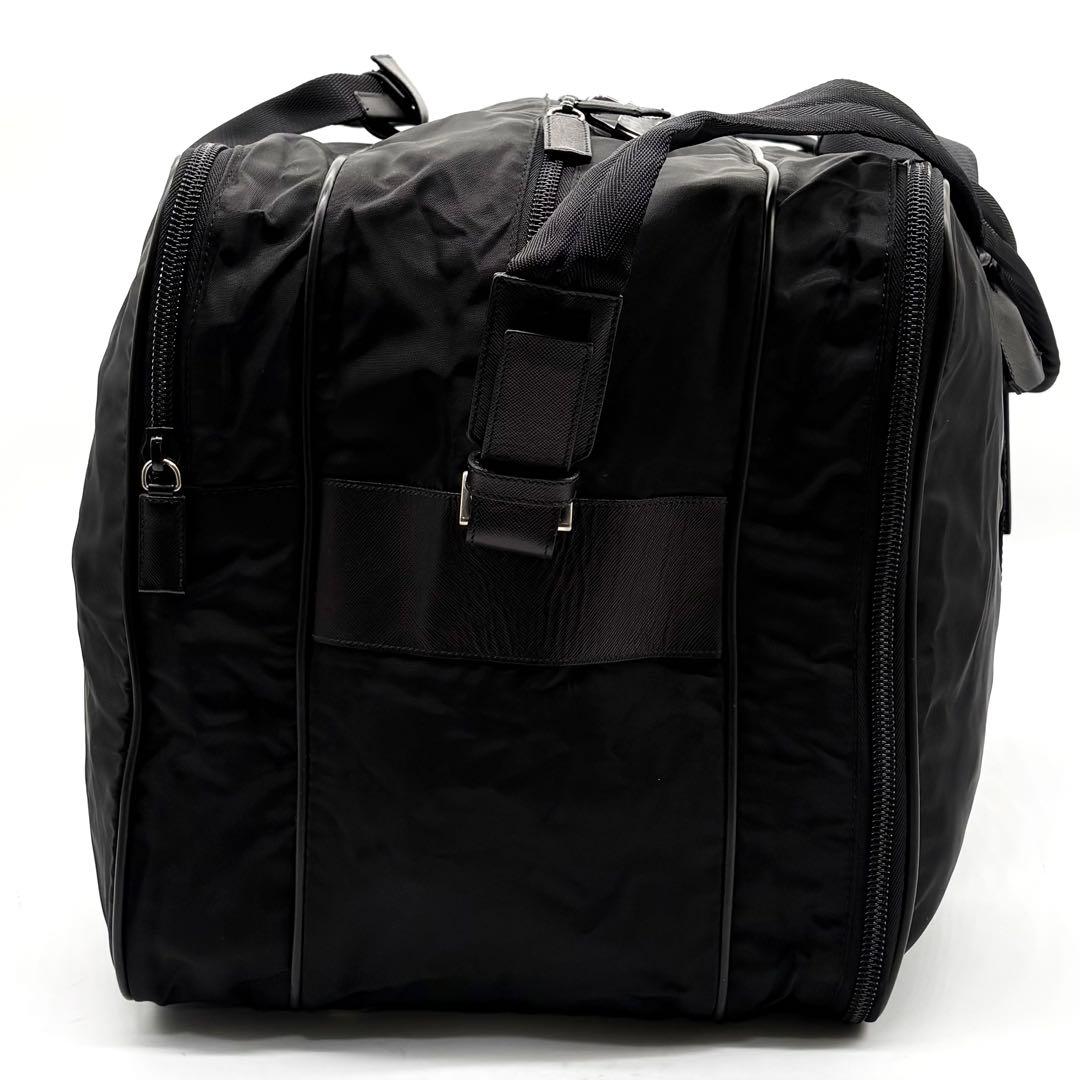 【専用】プラダ 2way ボストンバッグ ナイロン サフィアーノ 三角ロゴ 黒