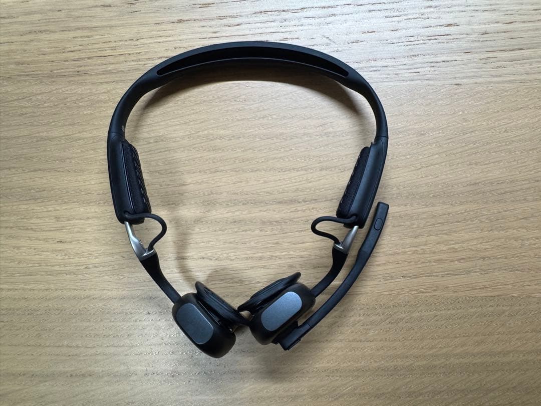 SHOKZ OPENMEET UC 骨伝導イヤホン ブラック ヘッドセット型