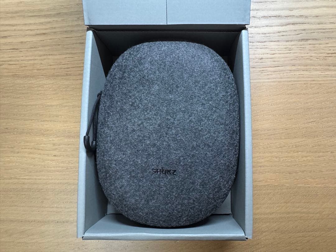 SHOKZ OPENMEET UC 骨伝導イヤホン ブラック ヘッドセット型