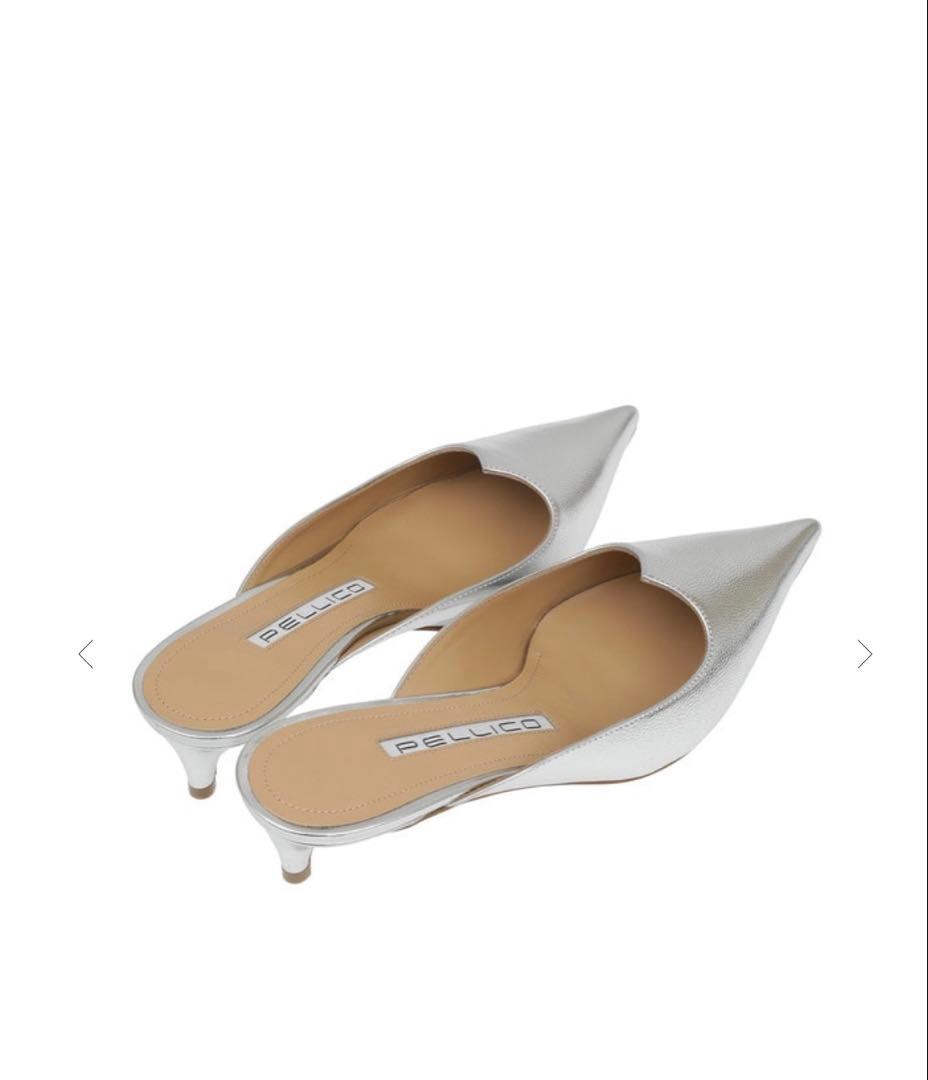 PELLICO ペリーコ＞リネア クオーレ メタリックミュール