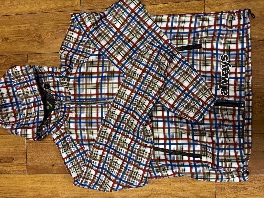 always チェックナイロンジャケット　即完売品✨