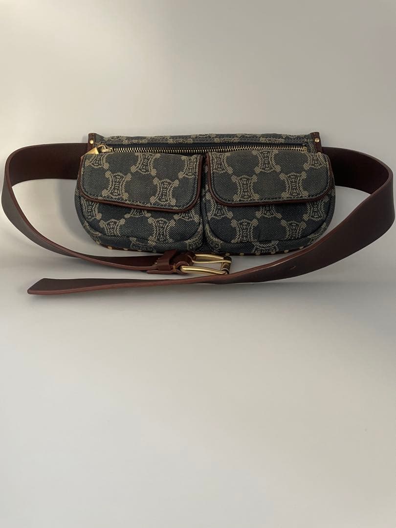 CELINE　セリーヌ　デニム　 ウエストポーチ