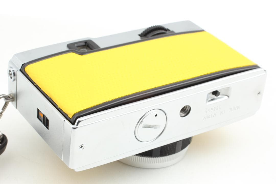 【整備済　美品】イエロー オリンパス PEN EED 露出計OK #1348