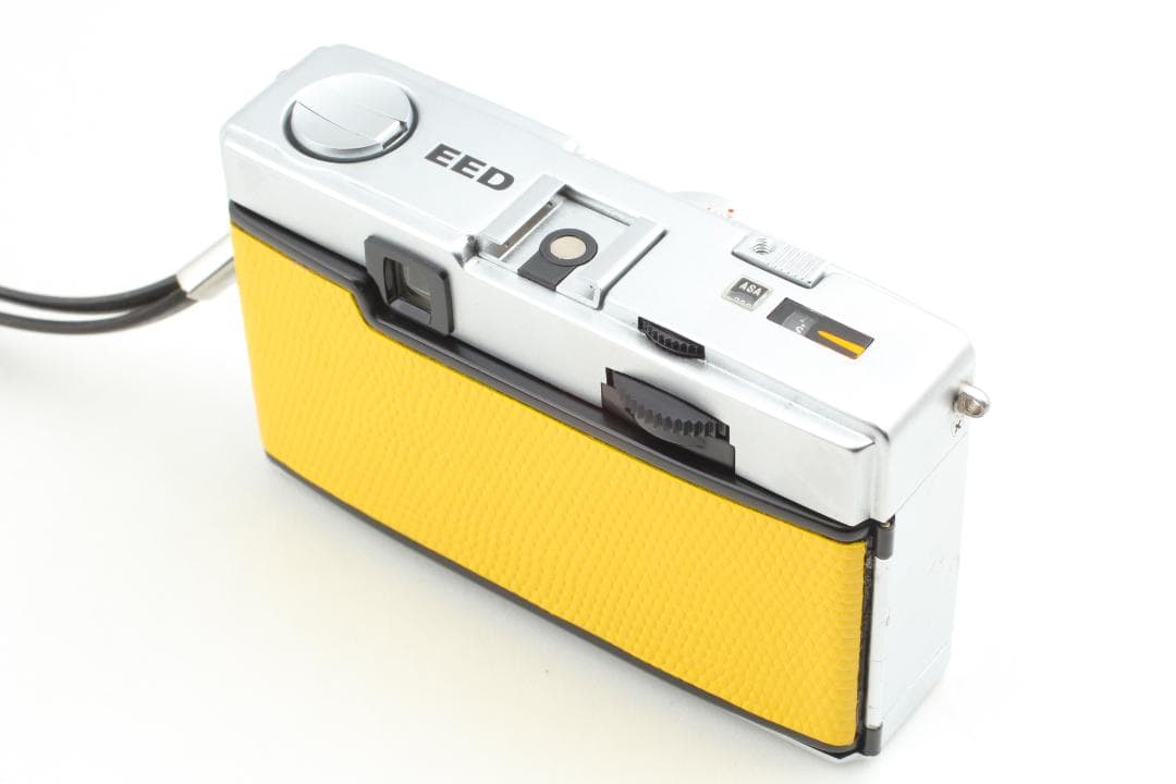 【整備済　美品】イエロー オリンパス PEN EED 露出計OK #1348