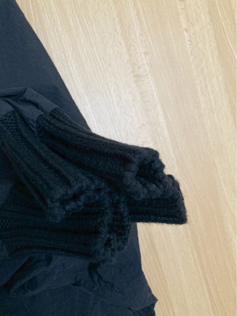 mao made マオメイド ヴィンテージウェザーリブニット マウンテンコート