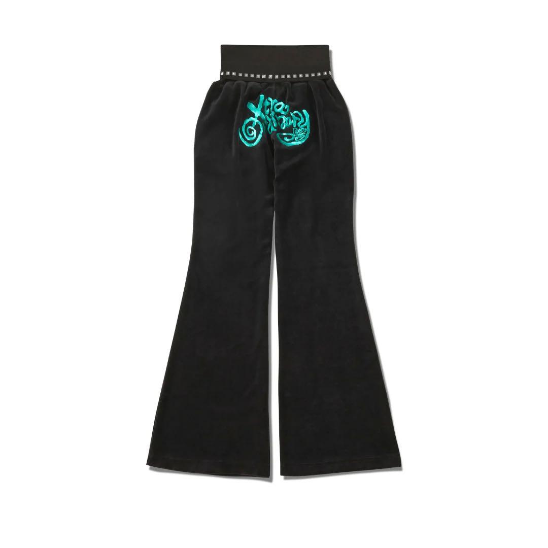 XG 【Sサイズ】Velour Flare Pants ベロアフレアパンツ