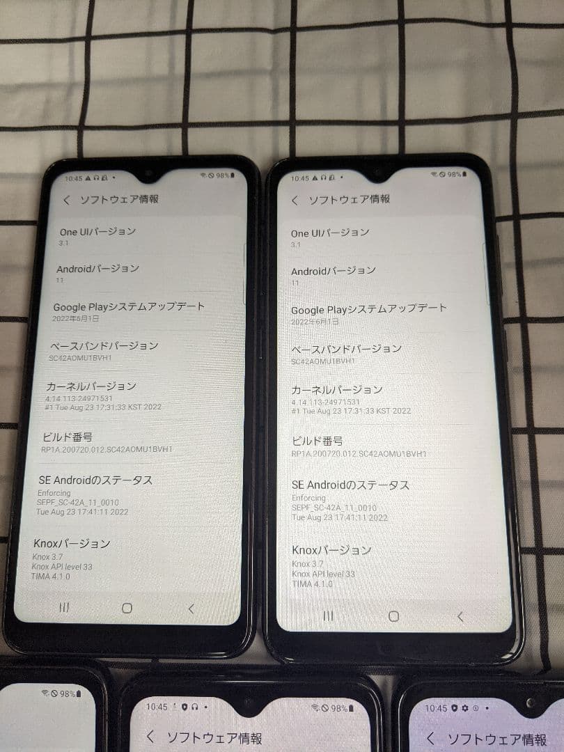 GalaxyA21 SC-42A 64GB android11 Simフリー5台