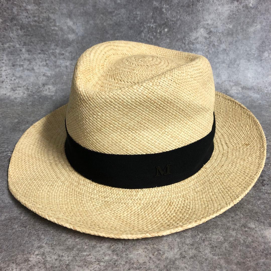 ■ MAISON MICHEL メゾンミッシェル ストローハット 麦わら