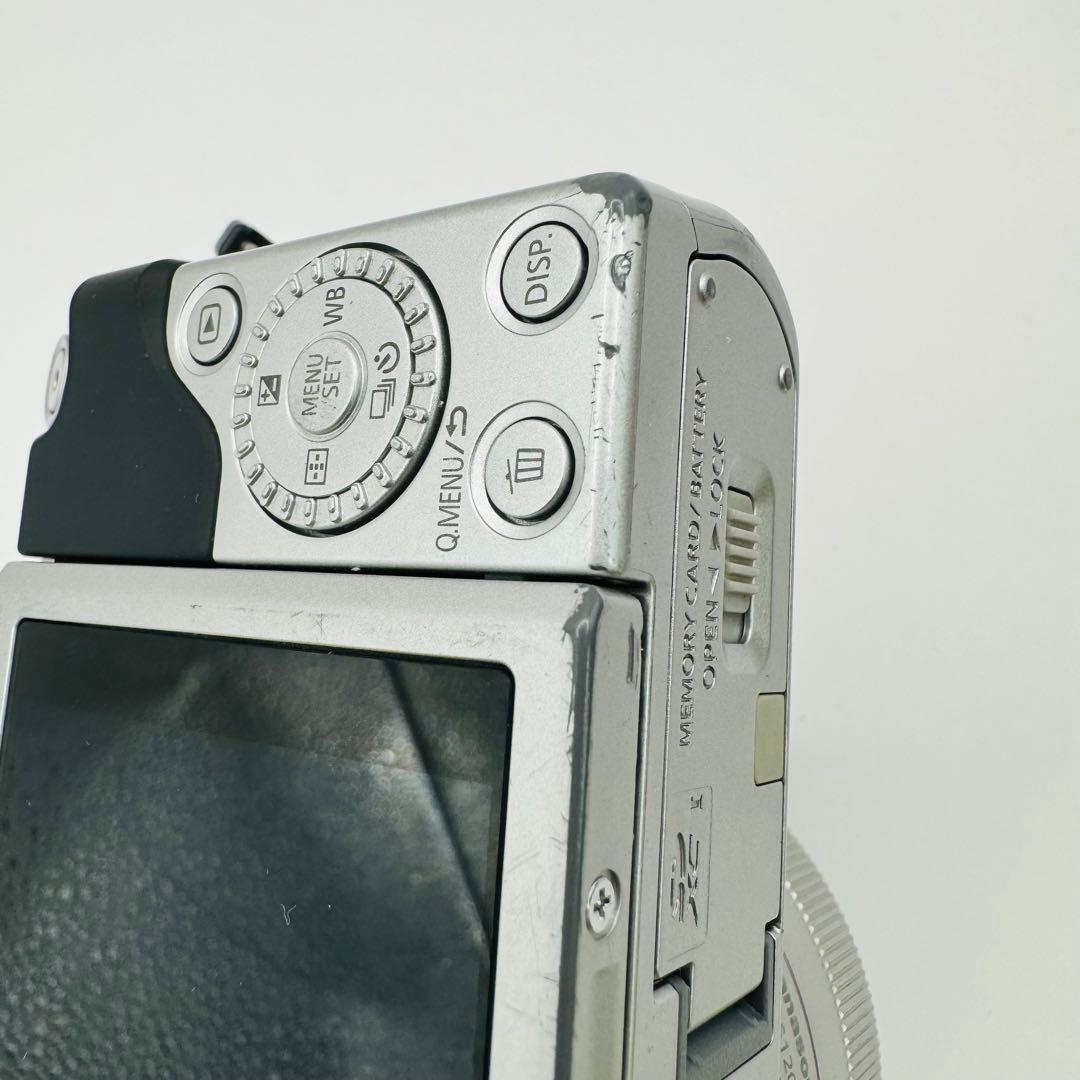 【美品】Panasonic LUMIX DMC-GF7W ミラーレス シルバー