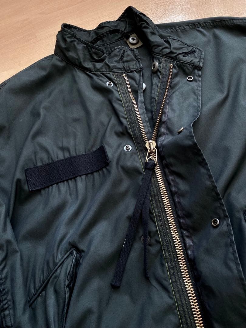 80s M-65 フィッシュテール 黒染め ブラック anytee ヴィンテージ