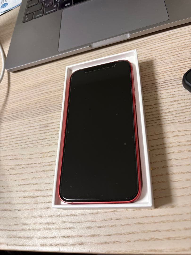 z*中様 Apple iPhone 12 (赤) 本体　美麗品※一部機能不良　箱