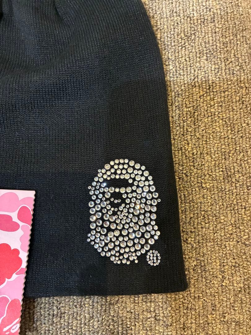 【銀座店限定品】CRYSTAL STONE APE HEAD KNIT CAP