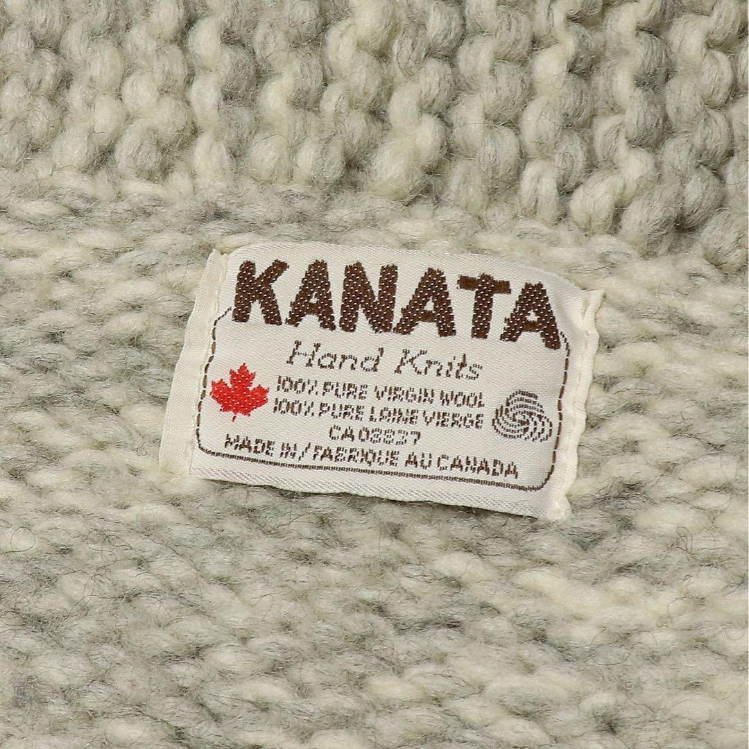 美品★XL★KANATA★カウチンニット★サンダーバード★カナダ製★カーディガン