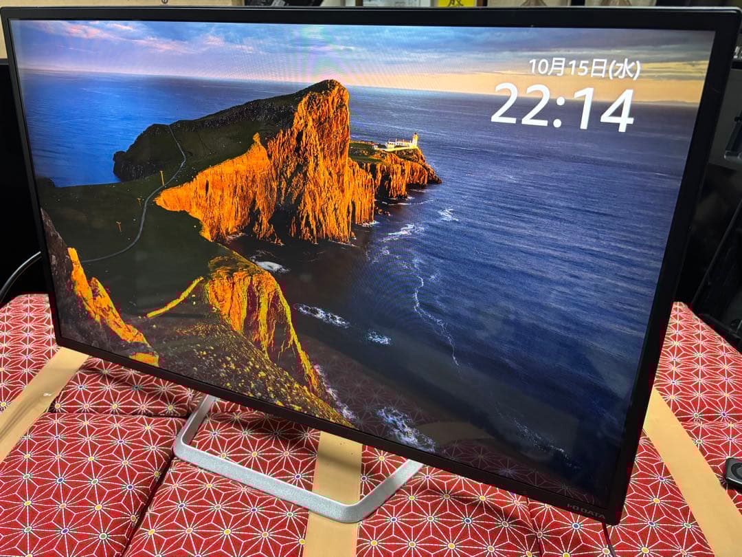 IODATA 31.5インチモニター DF321XDB　内蔵スピーカー有り