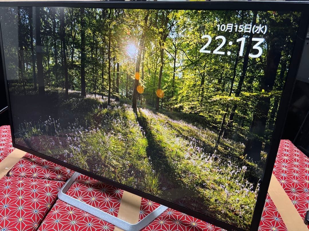 IODATA 31.5インチモニター DF321XDB　内蔵スピーカー有り