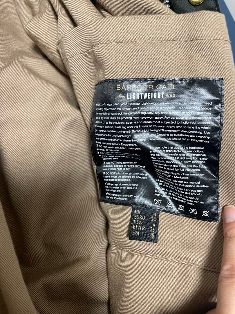 BARBOUR×Margaret Howell WAXED COTTON