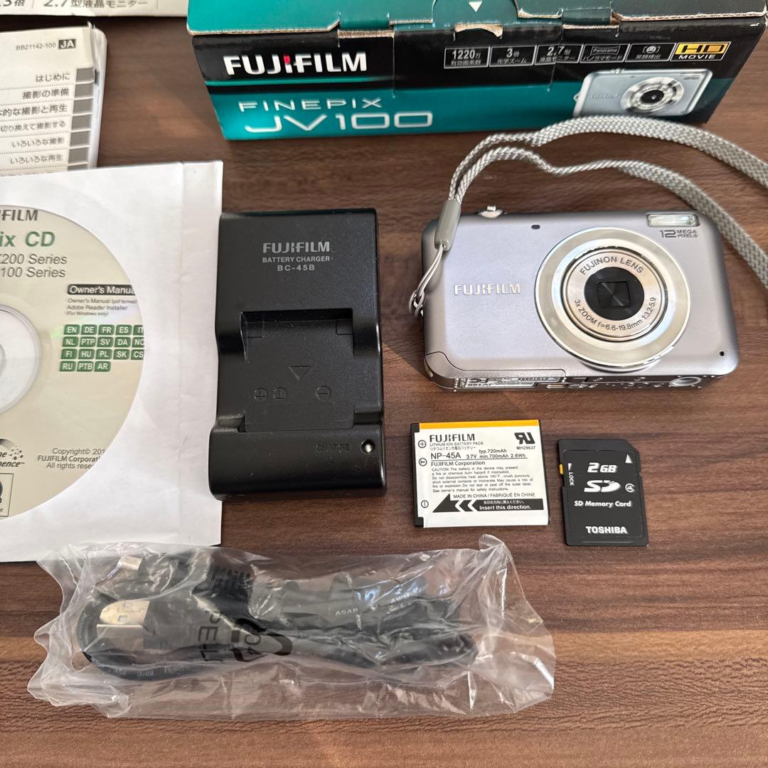 【美品】FUJIFILM FINEPIX JV100 コンパクトデジタルカメラ