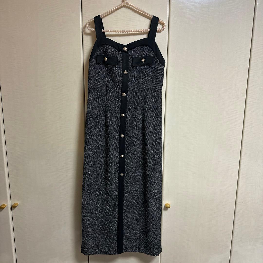新品♡ツイードロングワンピース2025AW
