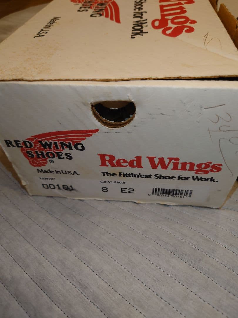 極上品 90s Red Wing 101 ポストマン 刺繍羽根タグ 8EE