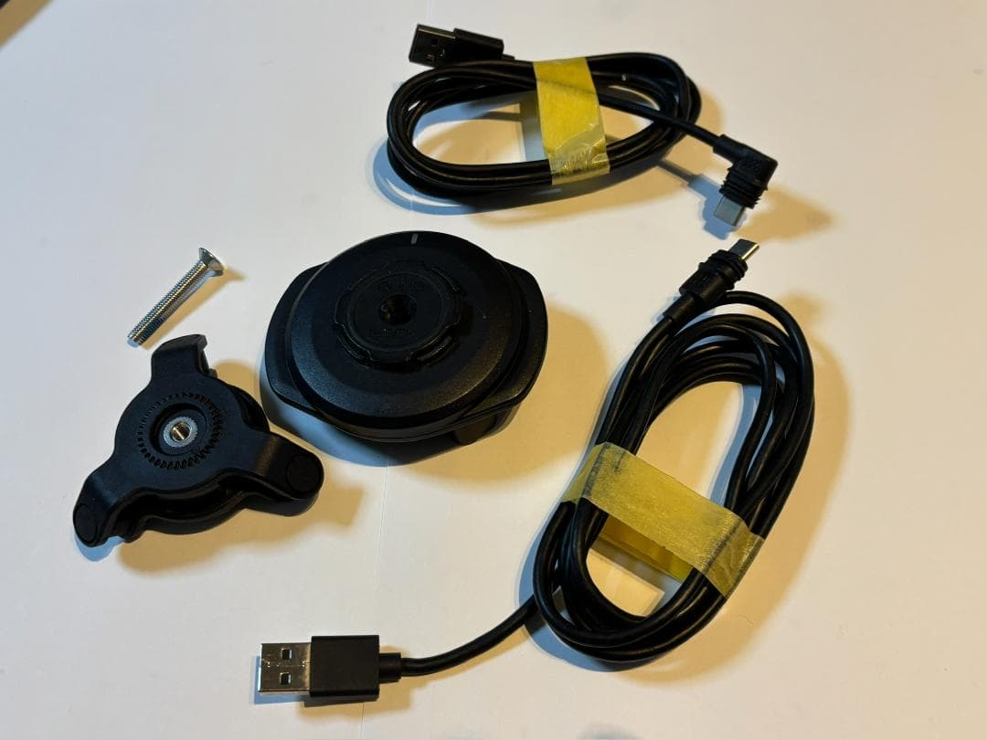 純正Quad Lock 防水ワイヤレス充電ヘッド＆防震ダンパー　クアッドロック