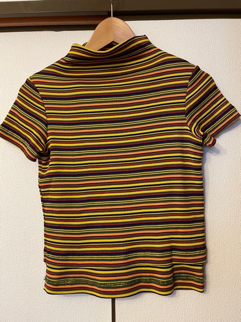 tricot COMME des GARÇONS ストライプ ハイネックTシャツ