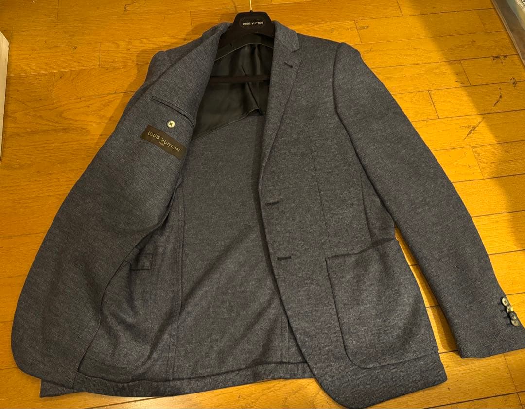 LOUIS VUITTON テーラードジャケット ダークグレー46