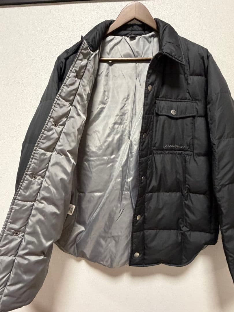 （冬物セール）Eddie Bauer エディーバウアー　ダウンジャケット　黒 L