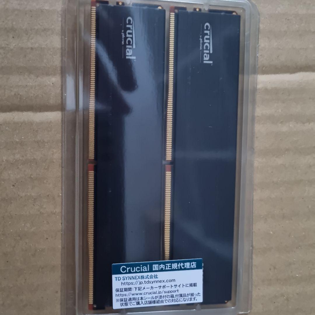 crucial Pro メモリ DDR5-5600 32GB(16GB x 2)