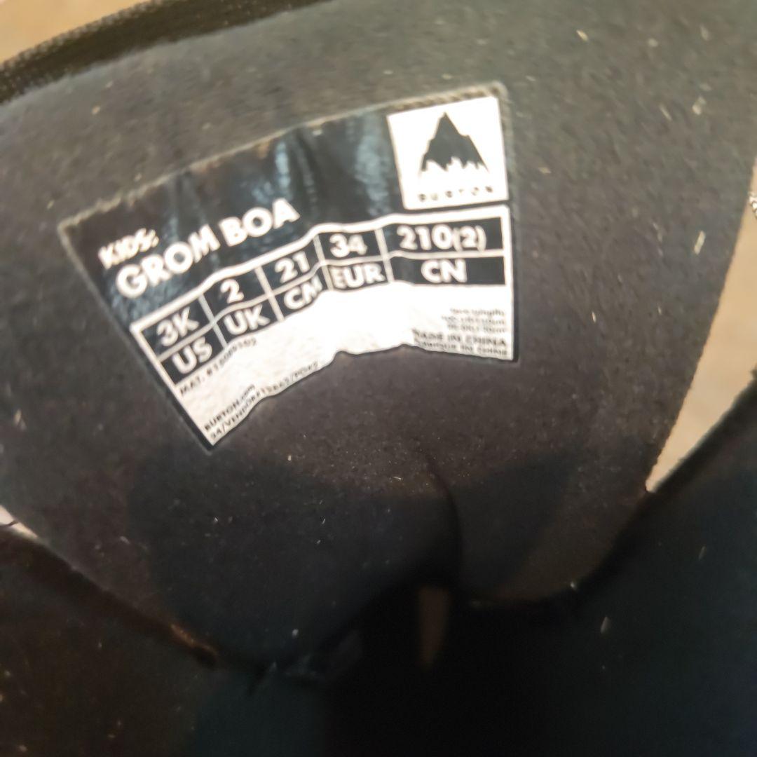 BURTON 子ども用スノーボードブーツ ブラック　21cm