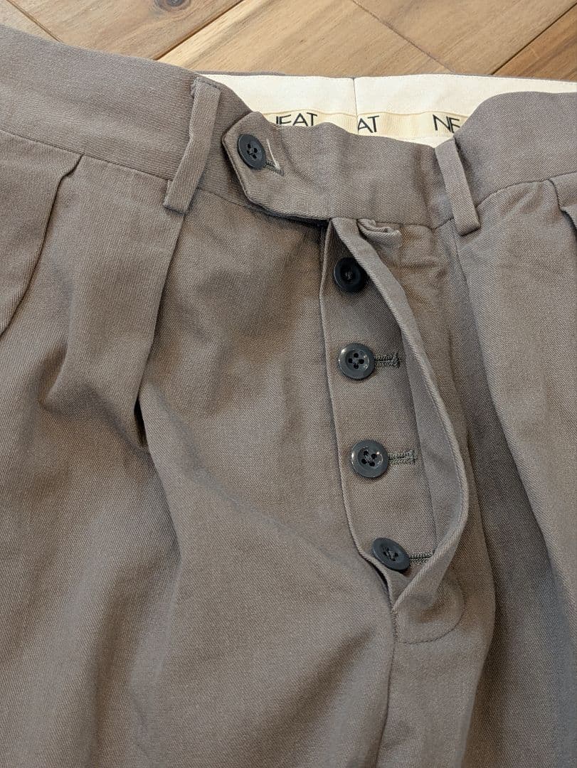 NEATスラックスパンツ 21-01LCS グレー サイズ：48