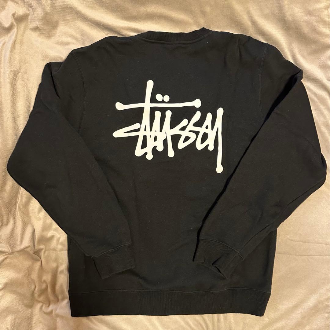 Stüssy ブラック スウェット Lサイズ ストゥーシー stussy
