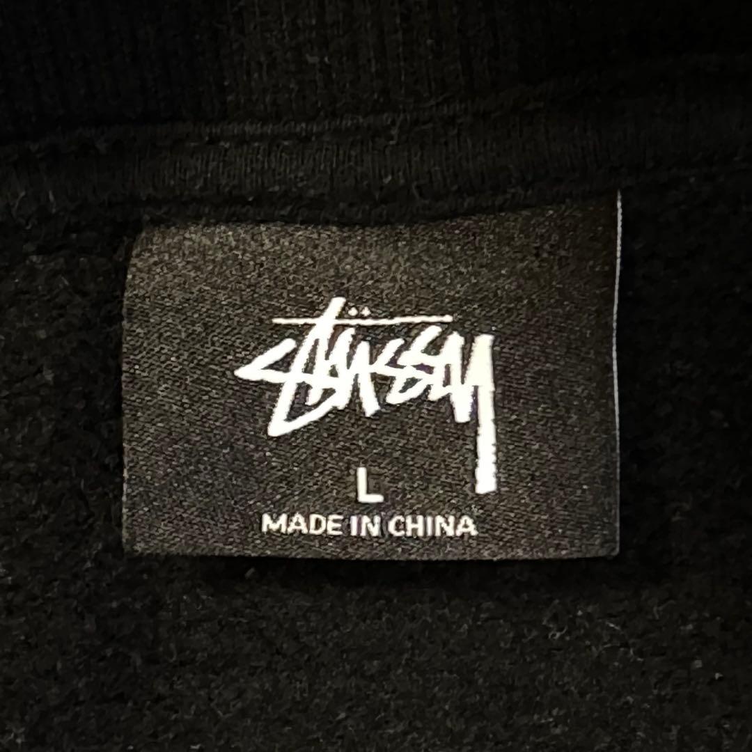 Stüssy ブラック スウェット Lサイズ ストゥーシー stussy