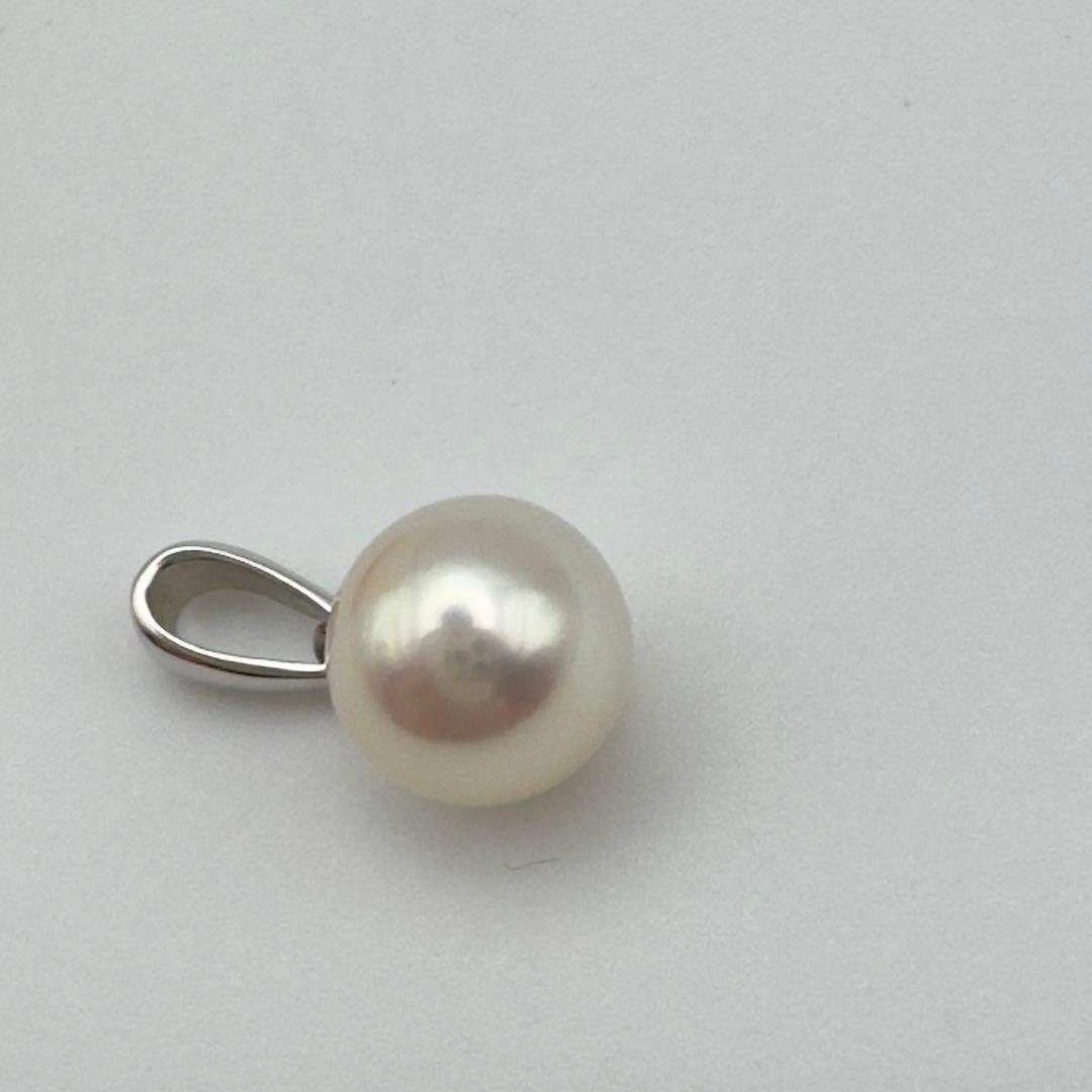 ○田崎真珠　アコヤ真珠ネックレストップpt900