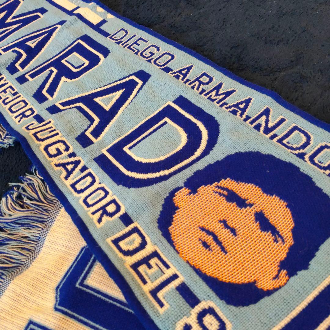 【希少】【ディエゴ・マラドーナ】マフラー　タオル　応援グッズ　サッカーグッズ