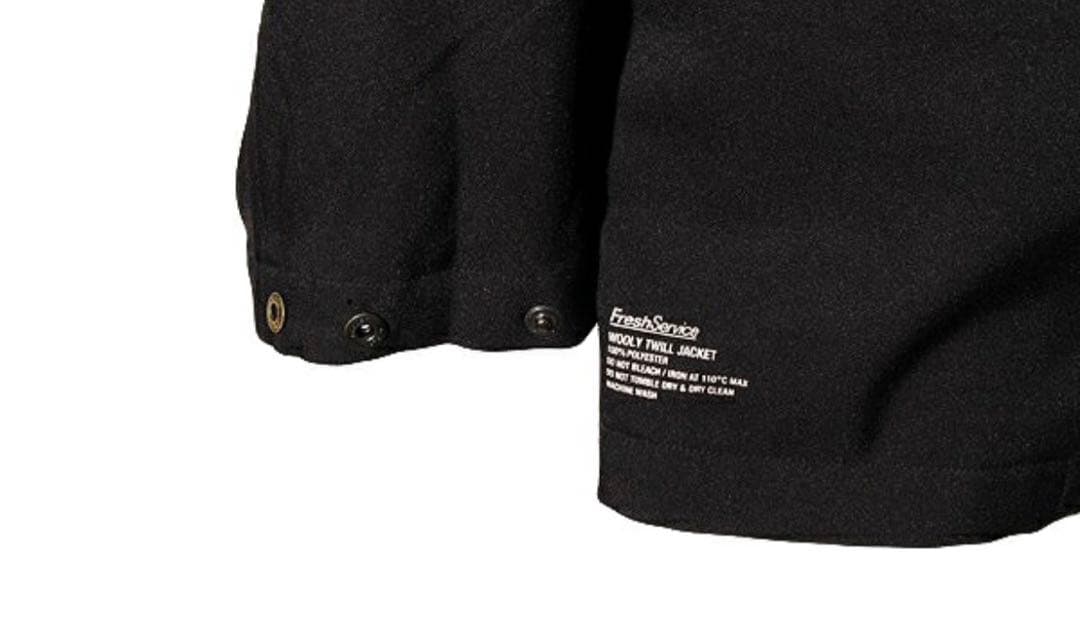 新品　FreshService WOOLY TWILL JACKET ブラック