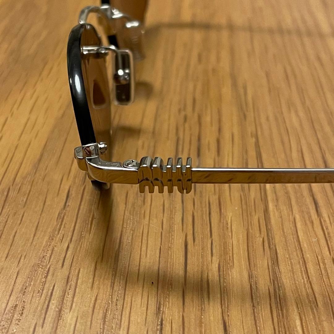 \" miumiu ミュウミュウ \" リムレス ロゴ サングラス メガネ