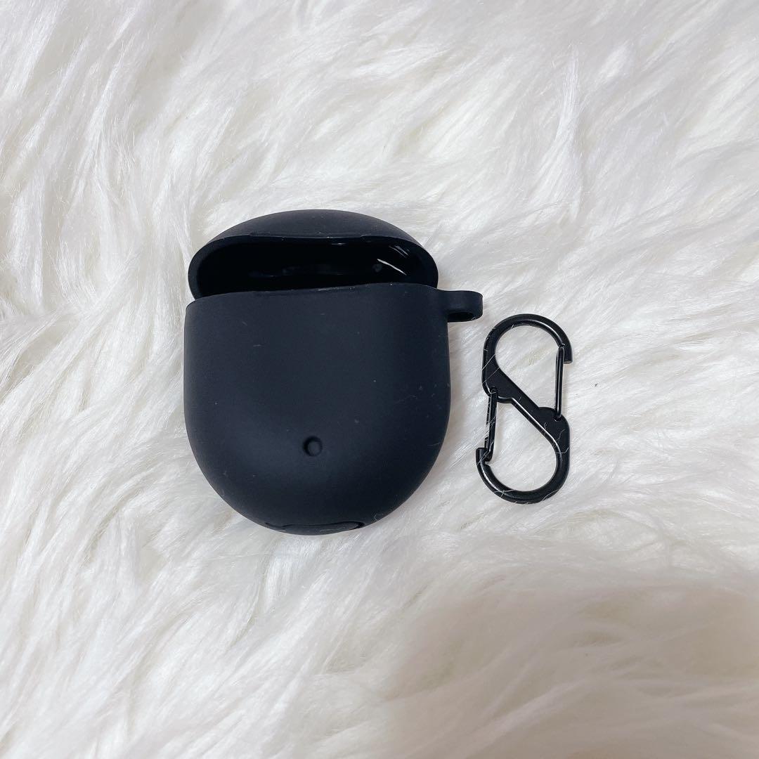 Google Pixel Buds 2用 ケース ブラック イヤホンケース