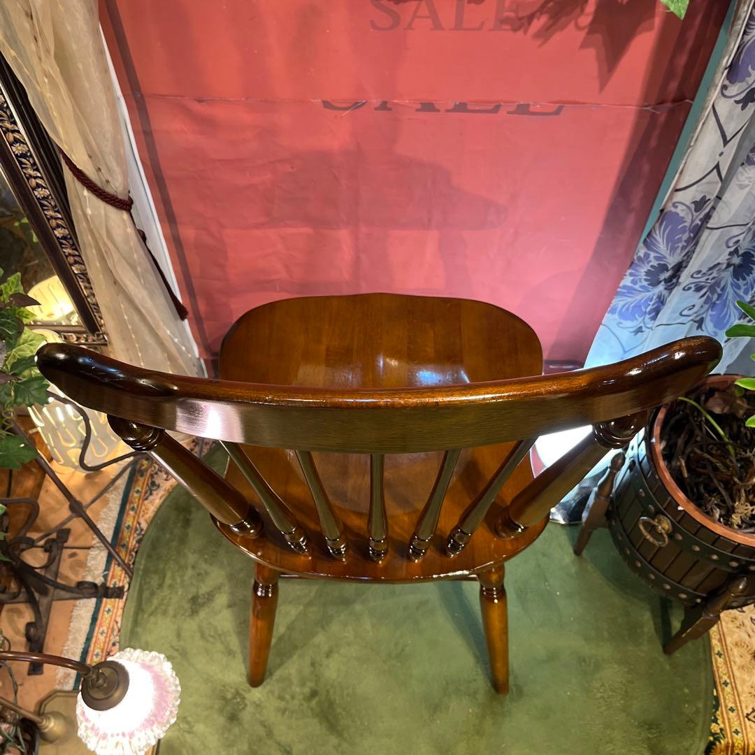 L１　カリモクヴィンテージ スピンドルチェア　コロニアル ウィンザー