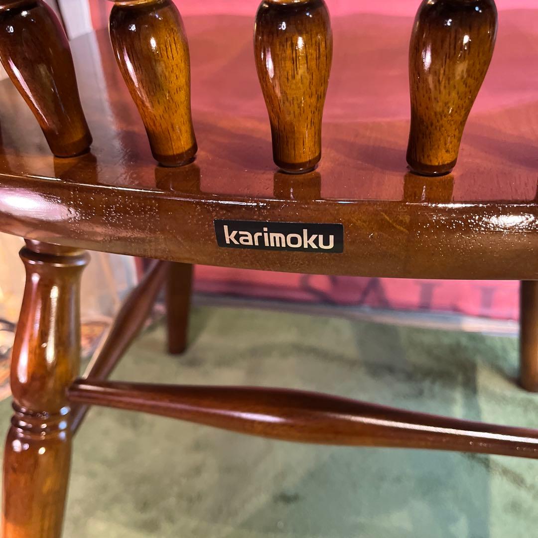 L１　カリモクヴィンテージ スピンドルチェア　コロニアル ウィンザー