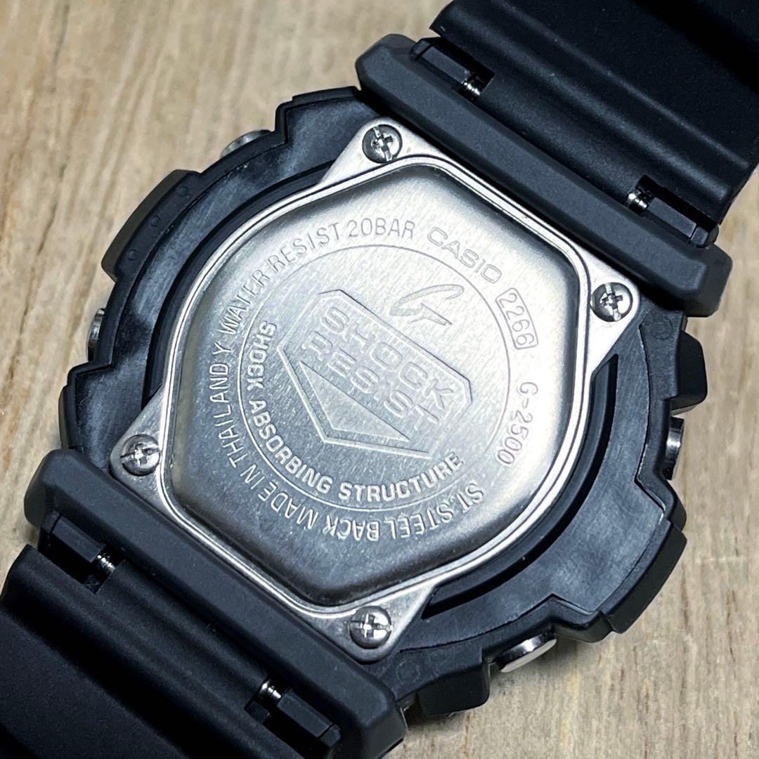 【ヴィンテージ完動美品】G-SHOCK G-2500アシンメトリー／薄型デザイン