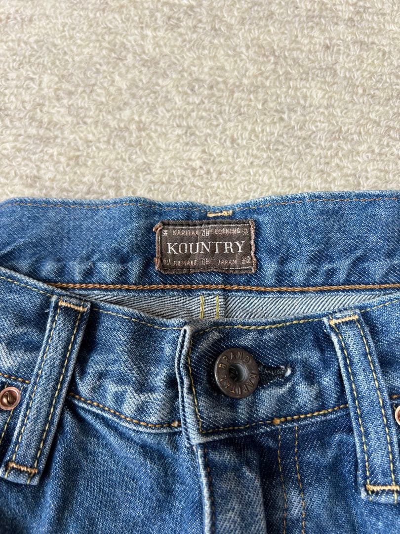 kapital 14ozデニム 5Pショートパンツ（BONE刺繍） Size36