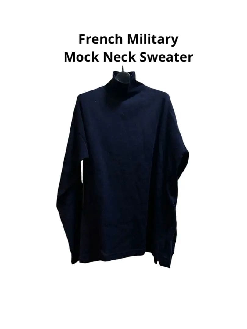 コグマ French Military Mock Neck Sweater