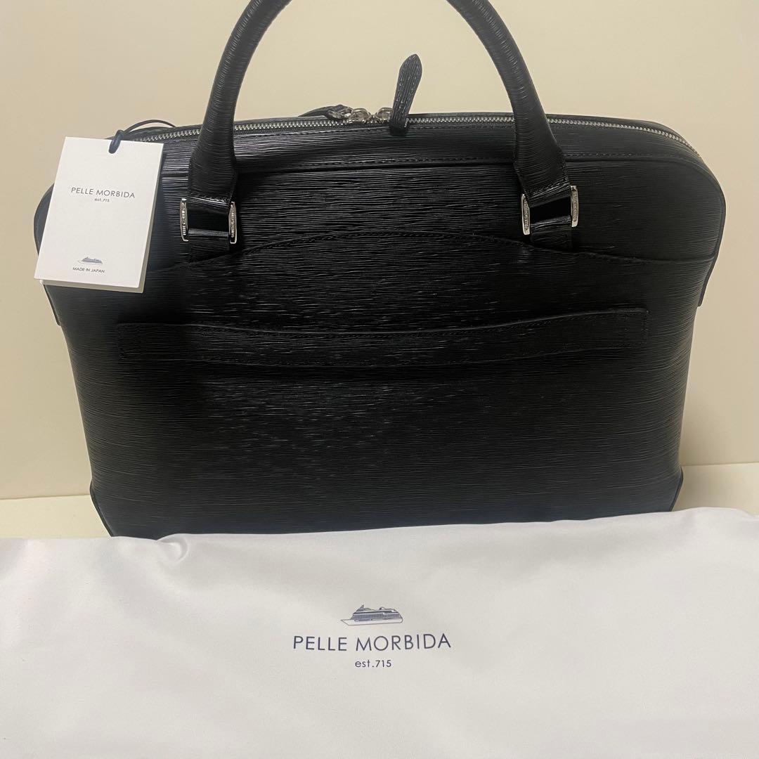 Pelle Morbida ブラック ビジネスバッグ PMO-CA201