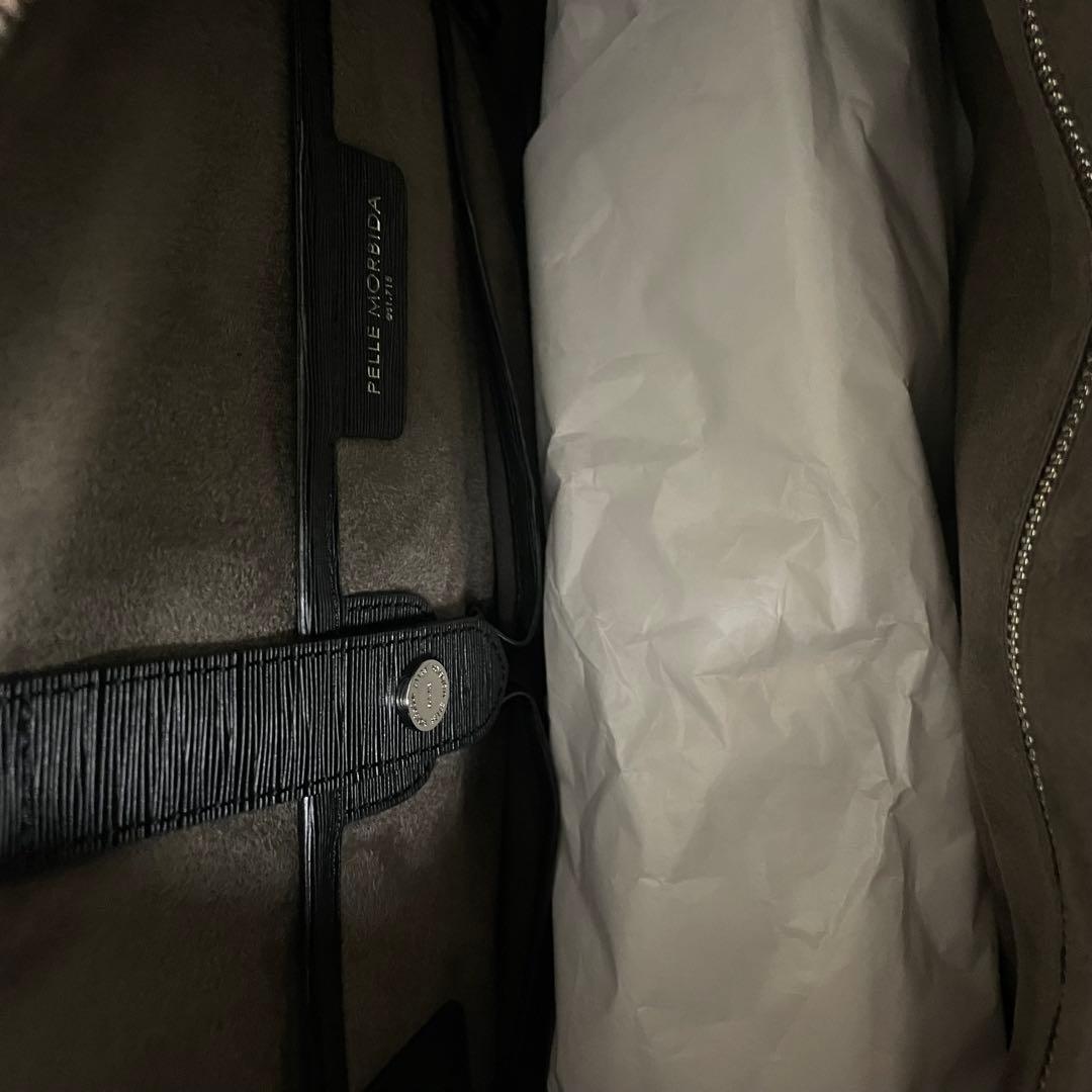 Pelle Morbida ブラック ビジネスバッグ PMO-CA201