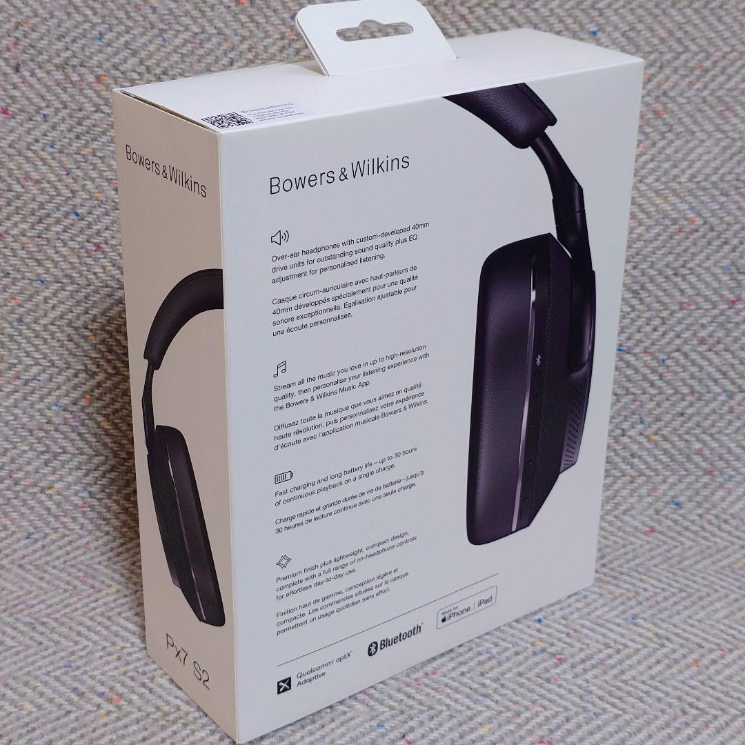 Bowers & Wilkins ワイヤレスヘッドホン『Px7 S2』ブラック