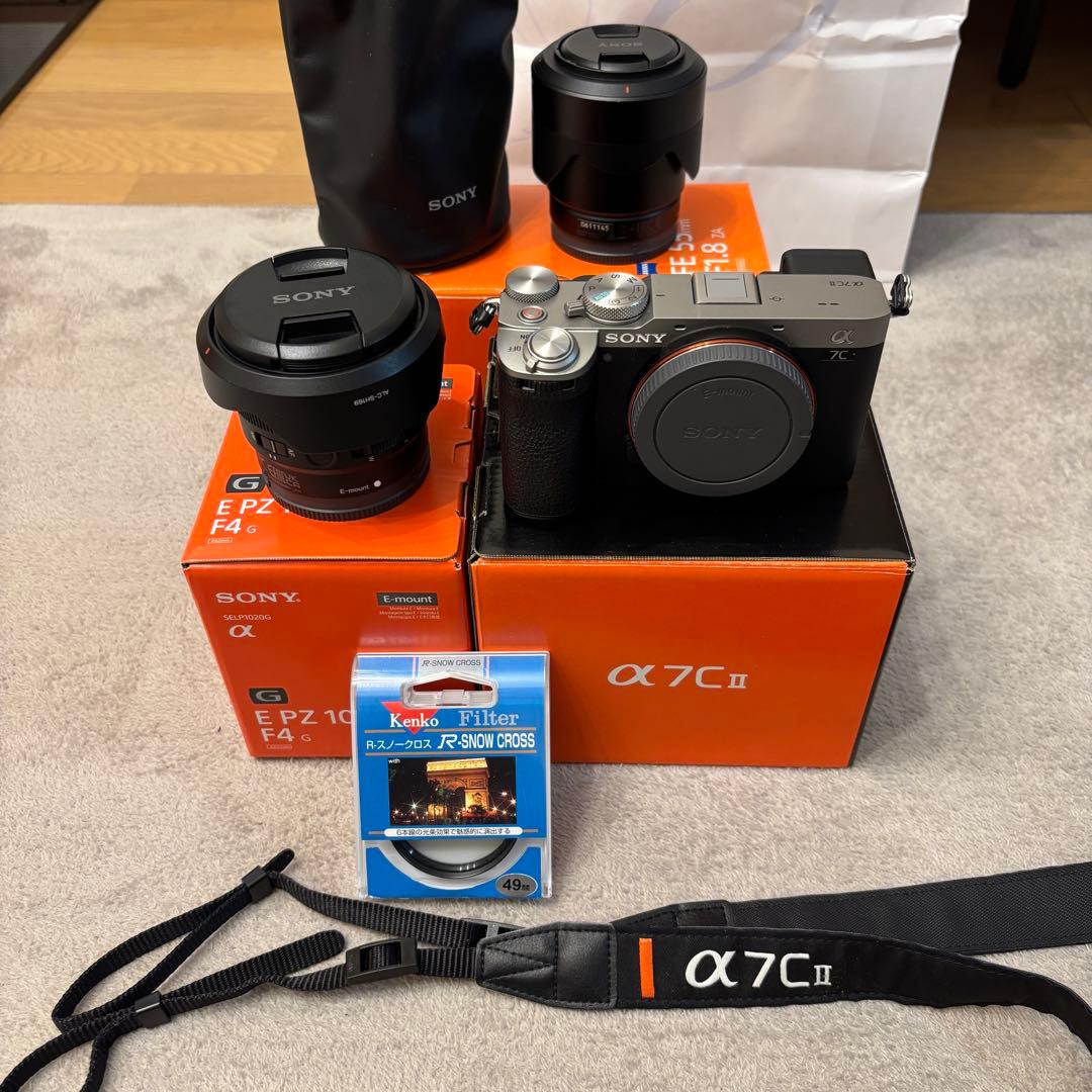 ソニーα 7C II +FE 55mm F1.8 ZA +EPZ10-20F4