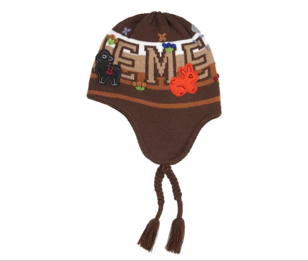 帽子 Supreme Felt Applique Earflap Beanie B