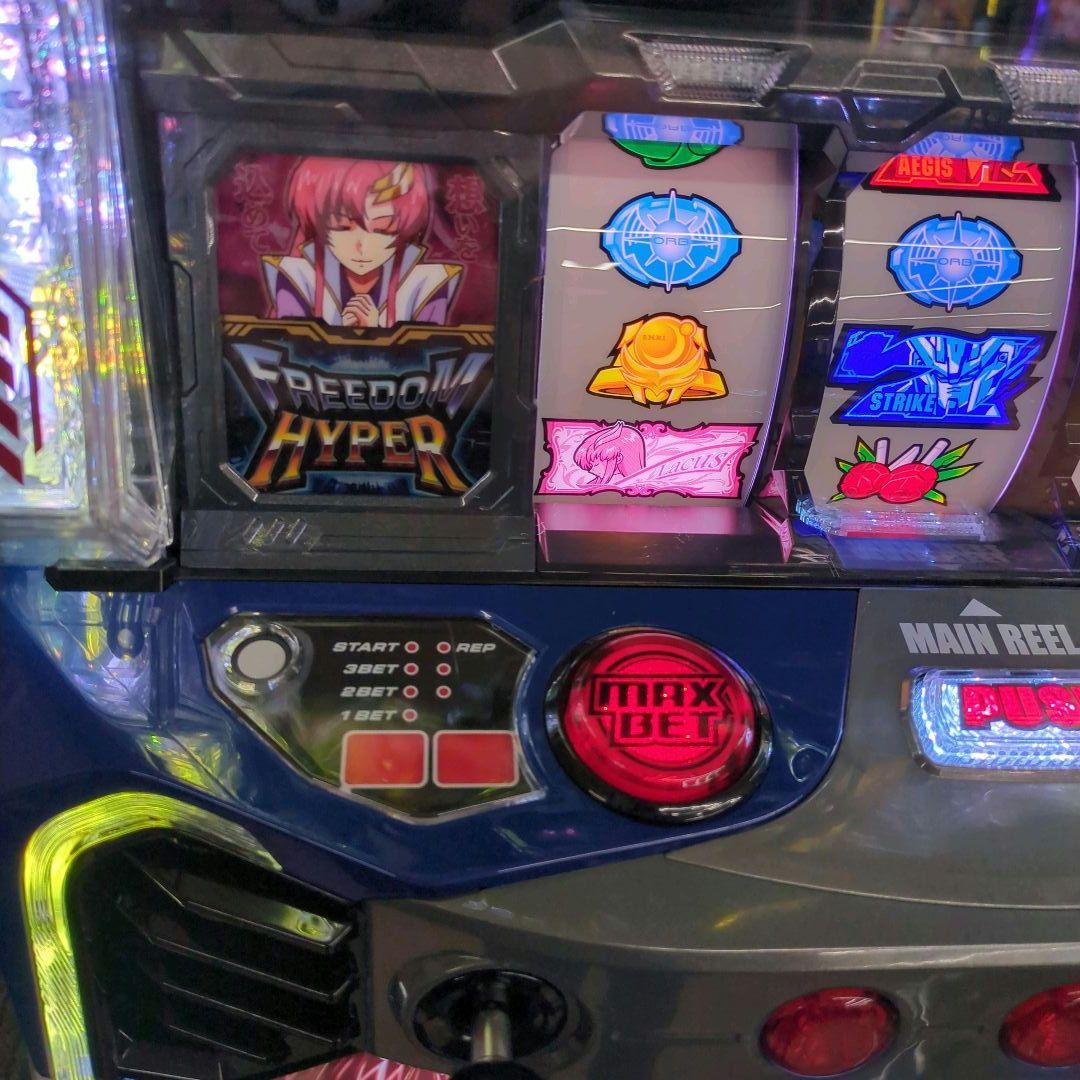 パチスロ実機　スマスロ機動戦士ガンダムSEED 簡易ユニット付　送料無料